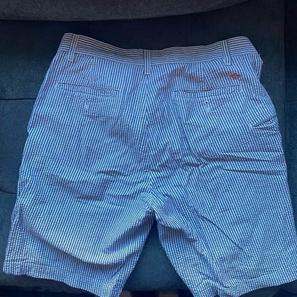 Dockers Blue and White Seersucker Shorts - Picture 3 of 3